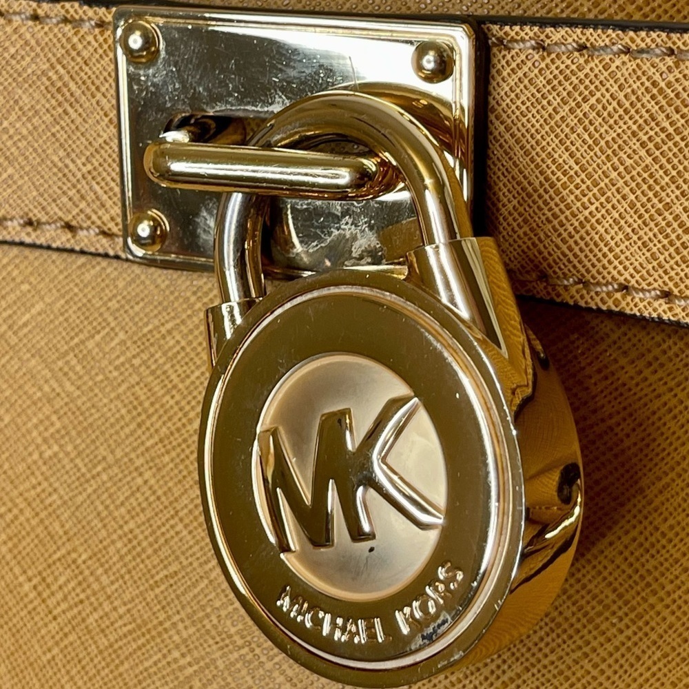 Michael Kors Hamilton Saffiano Leather Satchel - Picture 9 of 15